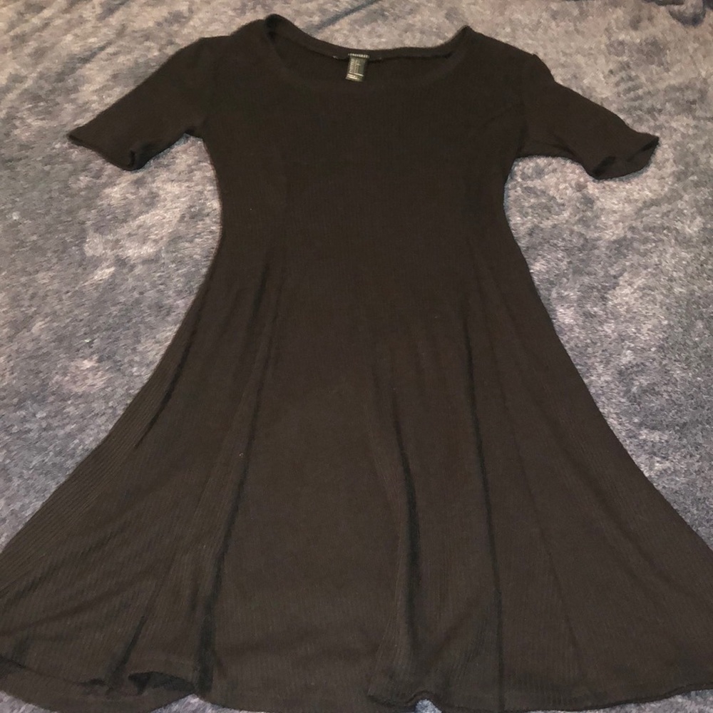 Forever 21 Black Flare Dress